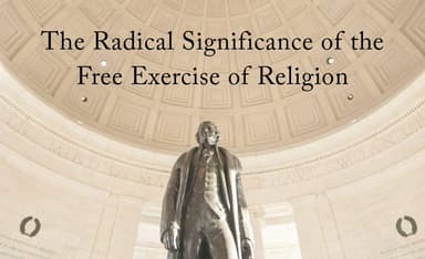 The New Book On Religious Freedom That Defines Religion Down